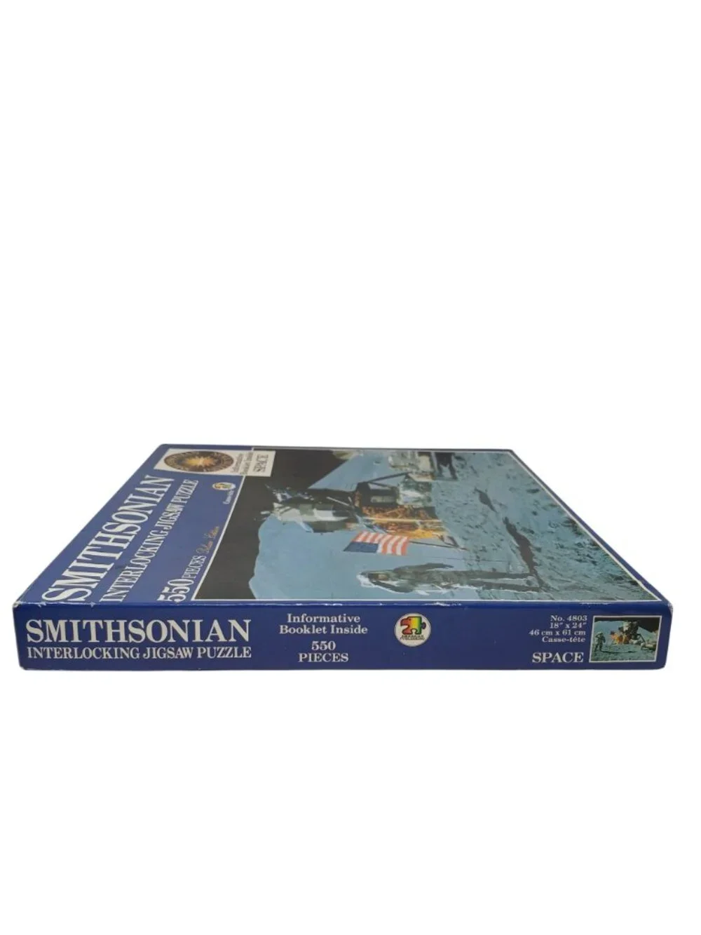 Smithsonian Jigsaw Puzzle 550 Pc Deluxe Ed W/ Space Booklet VTG 1989 #GS9
